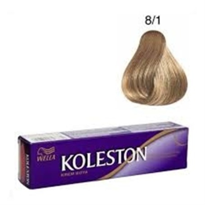 Koleston Tüp Boya  8/1 Açık Küllü Kumral  x 2 Adet + Sıvı Oksidan 2 Adet