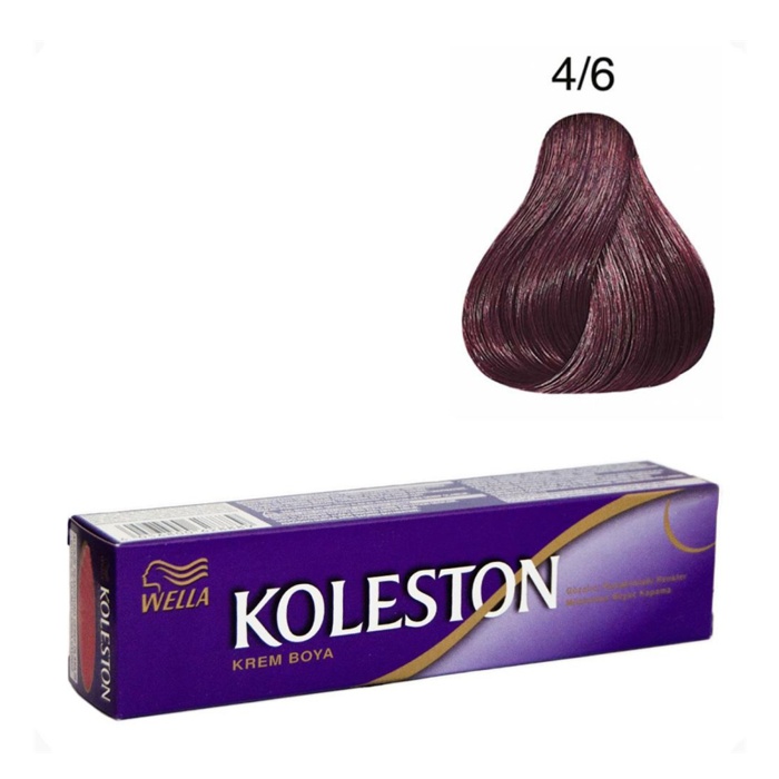 Koleston Tüp Boya  4/6 Kızıl Viyole  x 2 Adet + Sıvı Oksidan 2 Adet