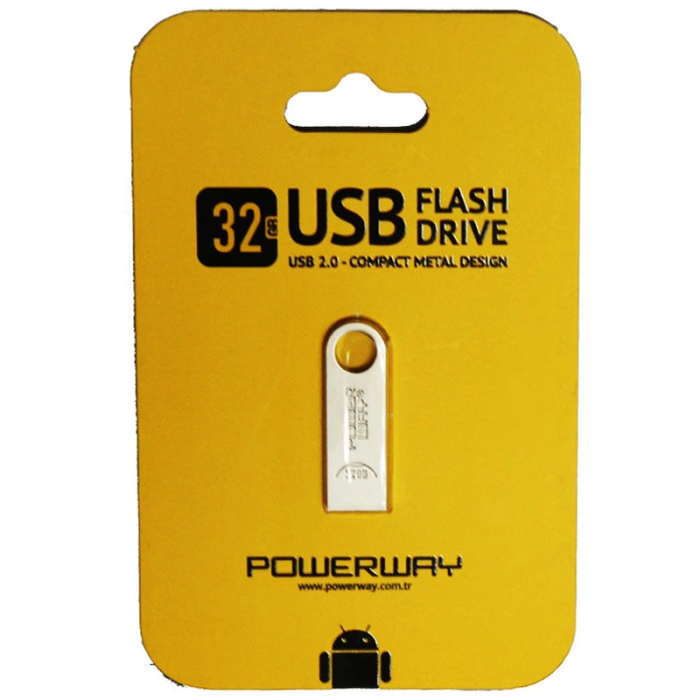 32 Gb Metal Usb 2.0 Flash Bellek