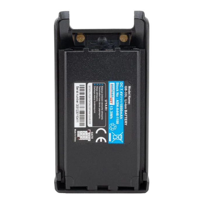 Aselsan Asn-446-1100 Qb-33l Dc 7.4v 1800mah Lı-ıon Batarya