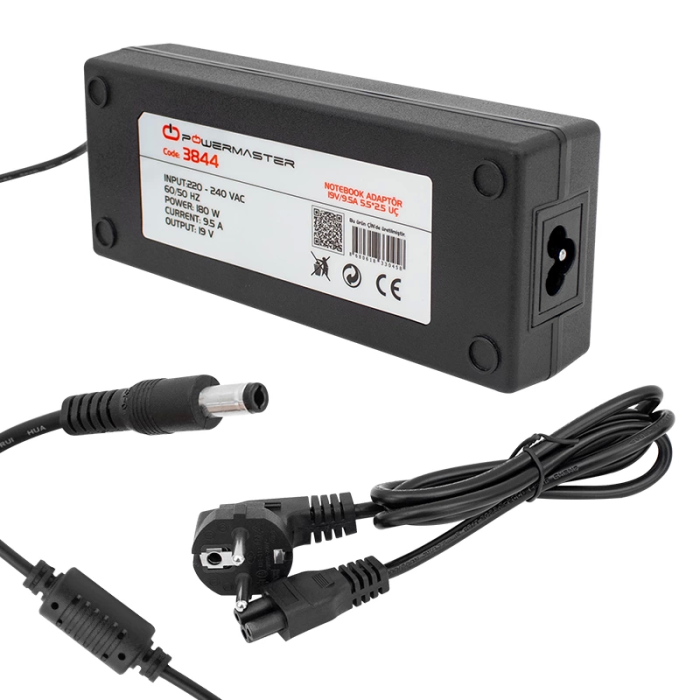 Pm-3844 19 Volt - 9.5 Amper 5.5*2.5 Uçlu Notebook Adaptör