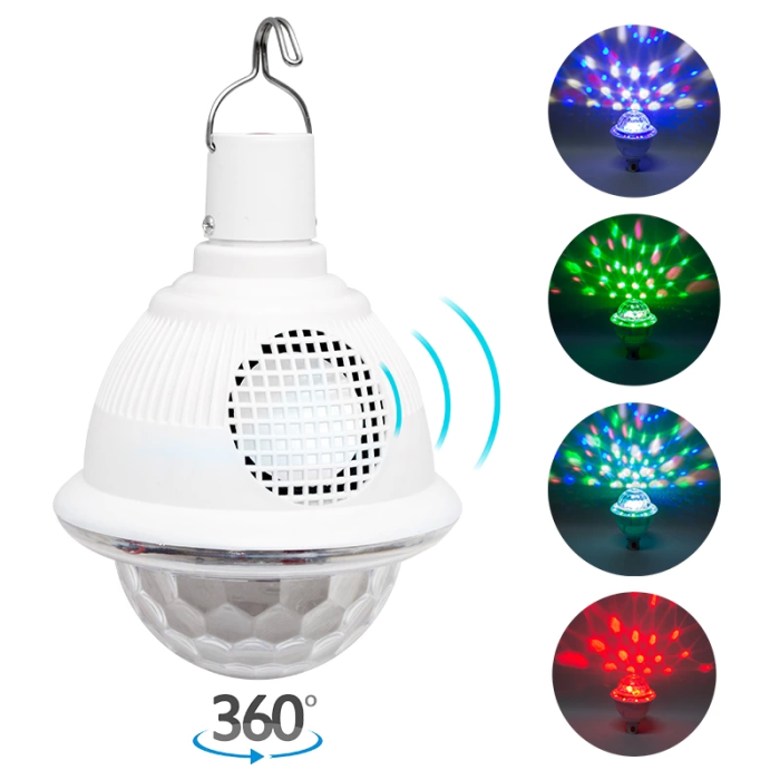 Pm-4191 Bluetooth Destekli Animasyonlu 10 Watt Şarjlı Ufo Tip Disko Topu