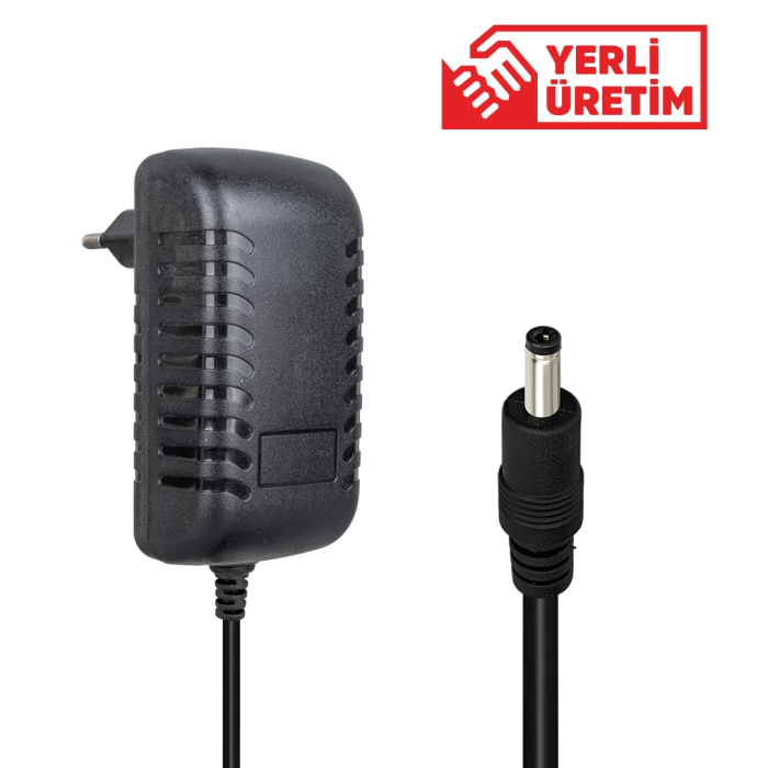 19.75 Volt - 1 Amper 4.0*1.35 Uçlu Yerli Üretim Plastik Kasa Priz Tipi Adaptör