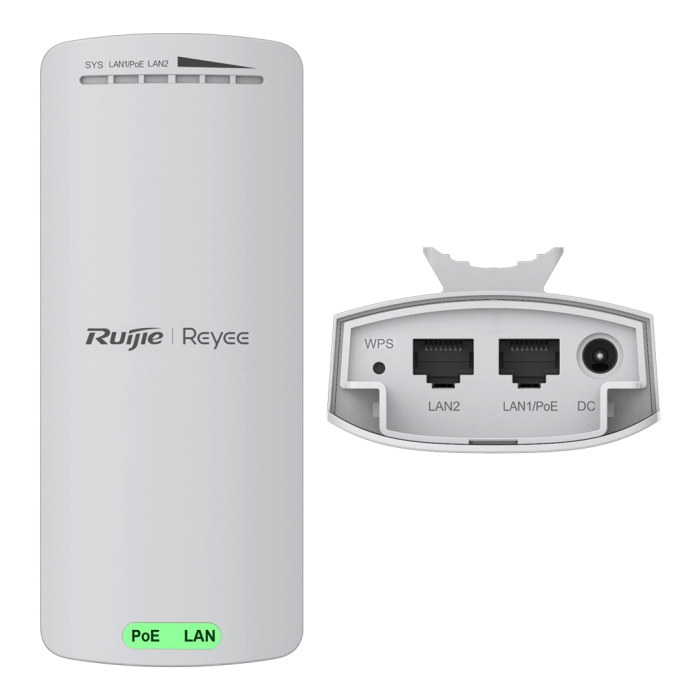 Ruıjıe Reyee Rg-est100-e Outdoor 300 Mbps 2.4 Ghz 2li Paket Dış Mekan Access Poınt 2li Paket