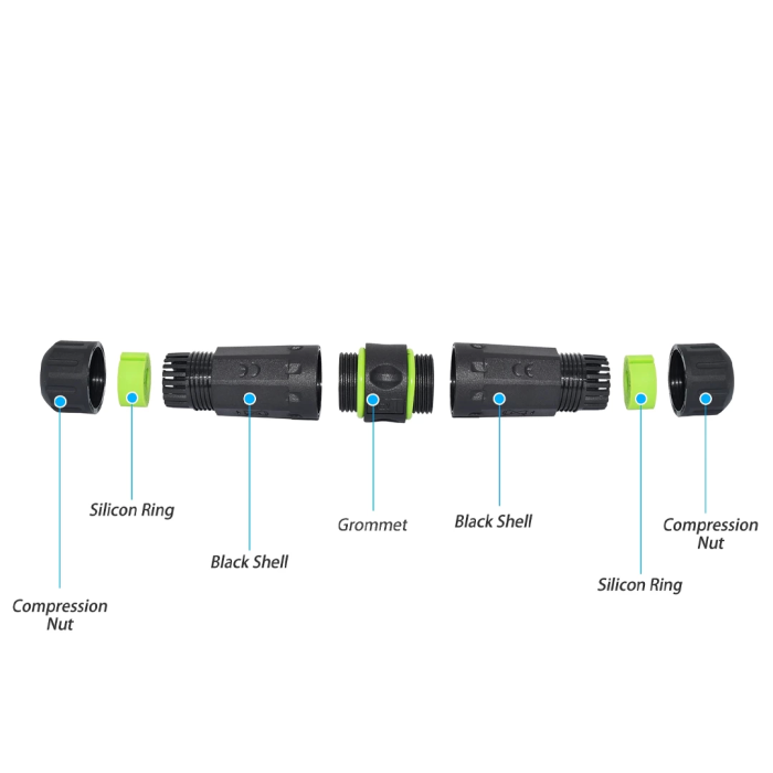 Pm-24598 Dişi - Dişi Ip 68 Su Geçirmez 3.0 Usb-a Konnektör