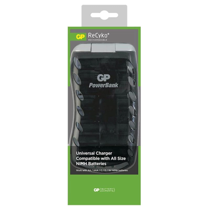 Gp Pb19gsmtb-2gb1 Unıversal Tüm Boylar İçin Pil Şarj Cihazı Aa-aaa-9v-c-d Boy Tüm Modeller Şarj Cihazı