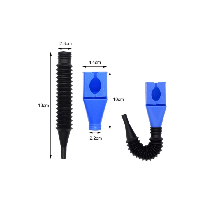 Araba Ve Motorsikletler İçin Katlanabilir Plastik Motor Yağ Hunisi