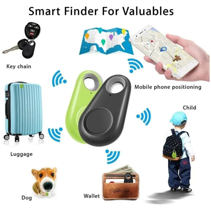 Mini Akıllı Anahtar Bulucu Bluetooth Tracker Evcil Hayvan Ve Eşya Gps Bulucu Anti-kayıp Sensör