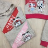 Happy Yazılı Kapüşonlu Kız Çocuk Pijama Takımı - GBK101400