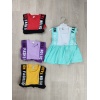 Fashion Yazılı Kız Çocuk Penye Elbise - GBK106010
