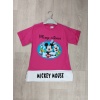 Mickey Mouse Baskılı Kapri Kol Kız Çocuk Tişört - GBK107010