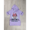 Minnie Mouse Baskılı Kapüşonlu Kız Çocuk Tişört - GBK107020