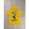 Mickey Baskılı Kapüşonlu Kız Çocuk Tişört - GBK107030