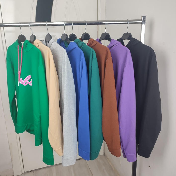 Barbie Baskılı Kapüşonlu Kadın Sweatshirt - GBK101850