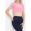 Dekolteli Crop Body Tozpembe - 4121.1567.