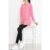 Çizgili Tunik Pembe - 11313.1567.