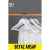 TransForMacion Beyaz Ahşap Elbise Askısı 12 ADET Montague Design 719132