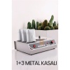 ModaCar Ağda Isıtıcı Sir Ağda Kavanoz Kartuş Ağda Isıtıcı Metal 1+3