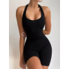 Kadın Sırt Sporcu Kesim Kaşkorse Kumaş Mini Bodycon