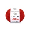 Gazzal Baby Cotton El Örgü İpi Alev Kırmızı 3443