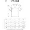 Unisex Yarım Fermuarlı Oversize Baskılı T-Shirt - Beyaz