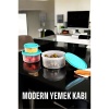 ModaCar Lifewit Yemek Kabı 3 lü Set Modern Bento Sefer Tası Seti MAVİ