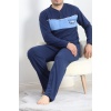 Erkek Pijama Takımı Lacivert - 20834.1838.