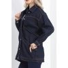 Oversize Kot Ceket Lacivert - 10002.1778.