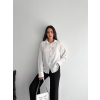 Çizgili oversize gömlek