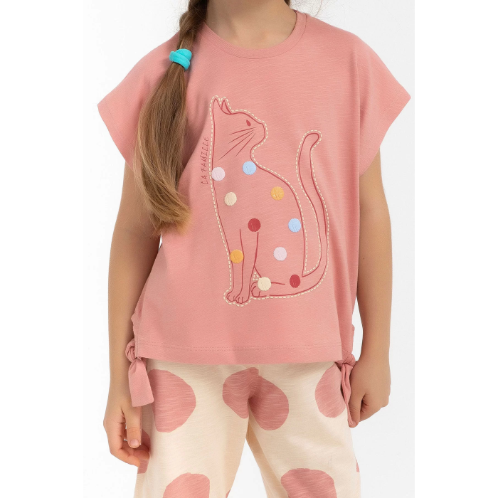 Roly Poly RP2791-2 Kız Çocuk Kapri Pijama Takımı