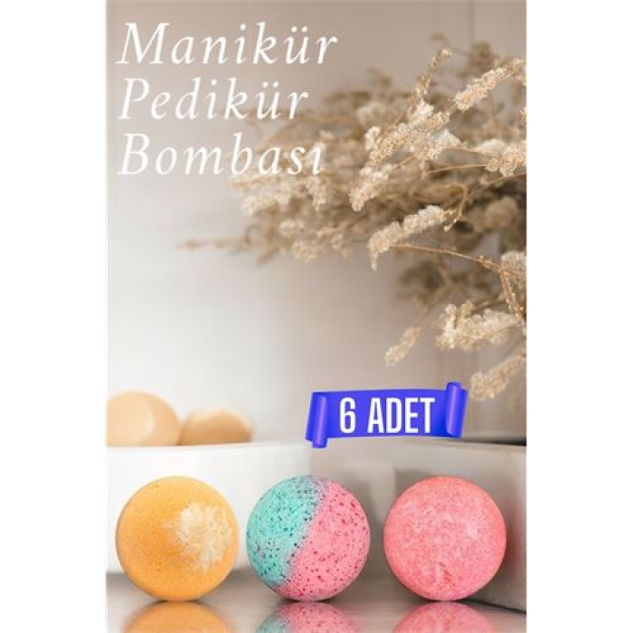 TransForMacion 6 ADET Pedikür Manikür Banyo Bombası Topu 717652