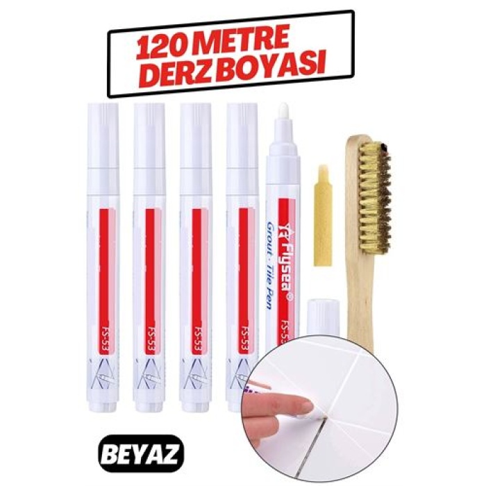 TransForMacion Derz Arası 120 Metre Boyama Rötüş Kalemi BEYAZ 718601