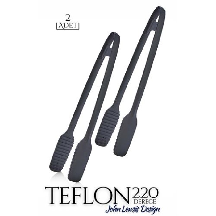 TransForMacion Teflon Kızartma Izgara Maşası 2 li Set J.Lewis Design 719005