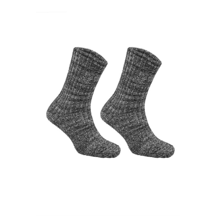 Kadın Outdoor Socks Bot Çorabı | Siyah Beyaz