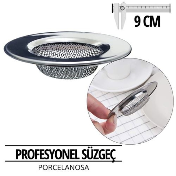 TransForMacion Profesyonel 9 cm Çap Lavabo Süzgeci Porcelanosa 718174