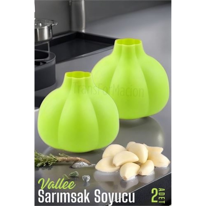 TransForMacion Sarımsak Soyucu 2 ADET Vallee Design 720330