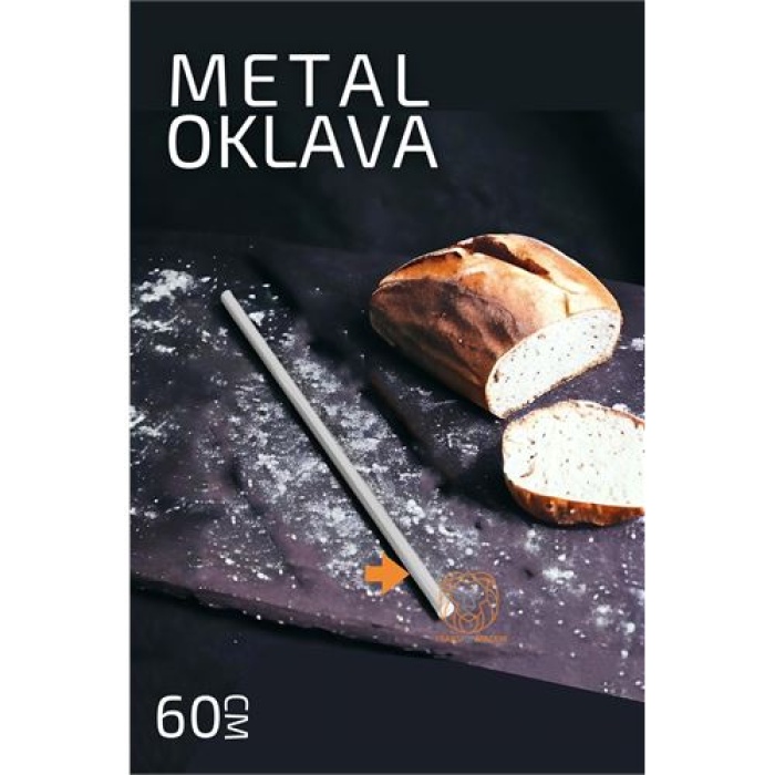 TransForMacion Metal Oklava 60 cm Hamur Açma Oklavası 720802