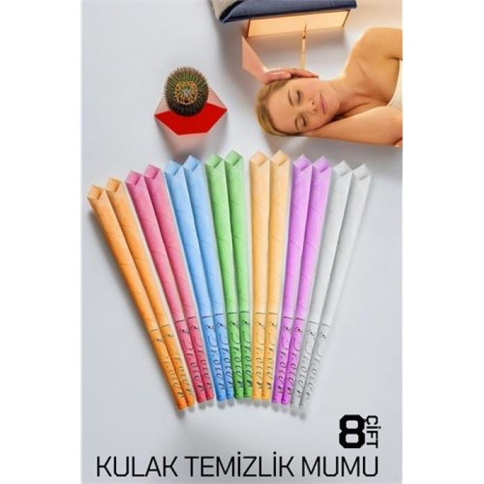 ModaCar Kulak Temizlik Mumu 8 ÇİFT Liza Bataieva Design