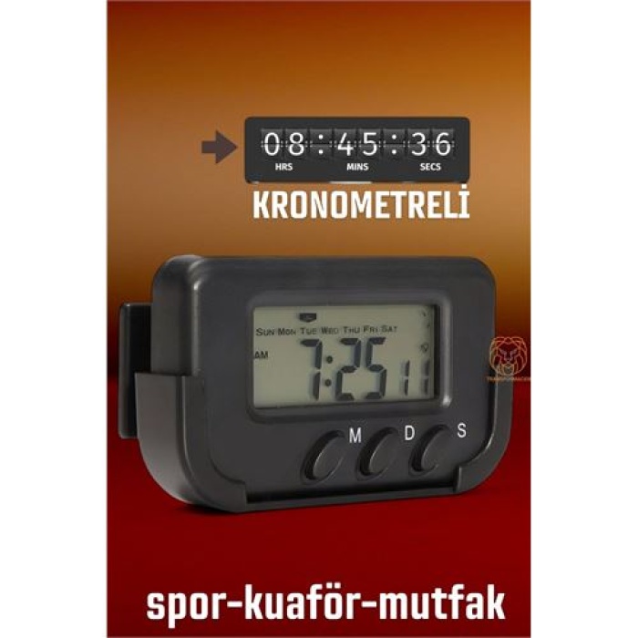 TransForMacion Spor Kuaför Mutfak Çok Amaçlı Kullanım Dijital Kronometre Saat 715896