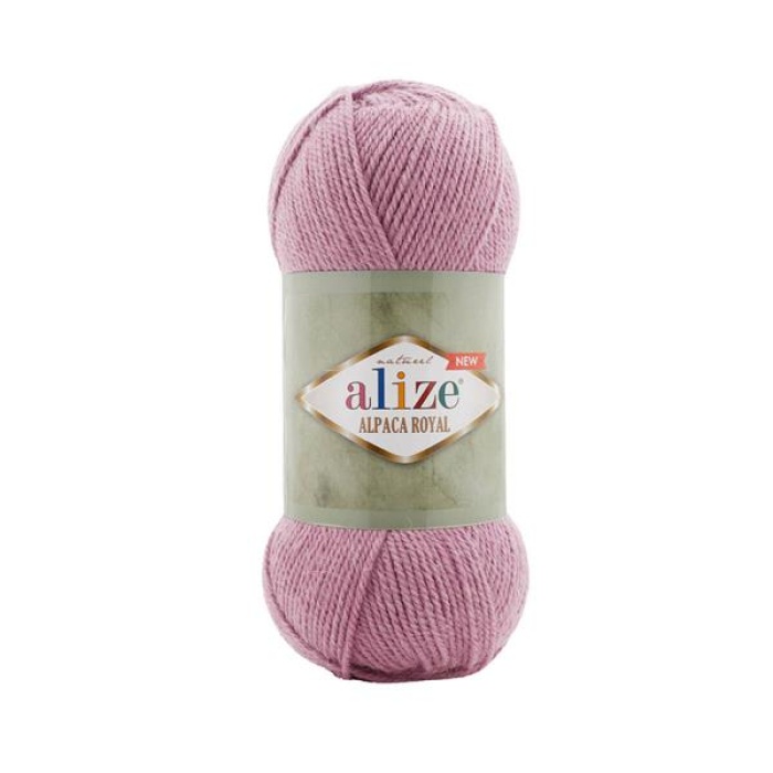 Alize Alpaca Royal New El Örgü İpi | Dumanlı Pembe 269