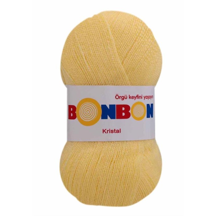 Bonbon Kristal El Örgü İpi  | Sarı 98210