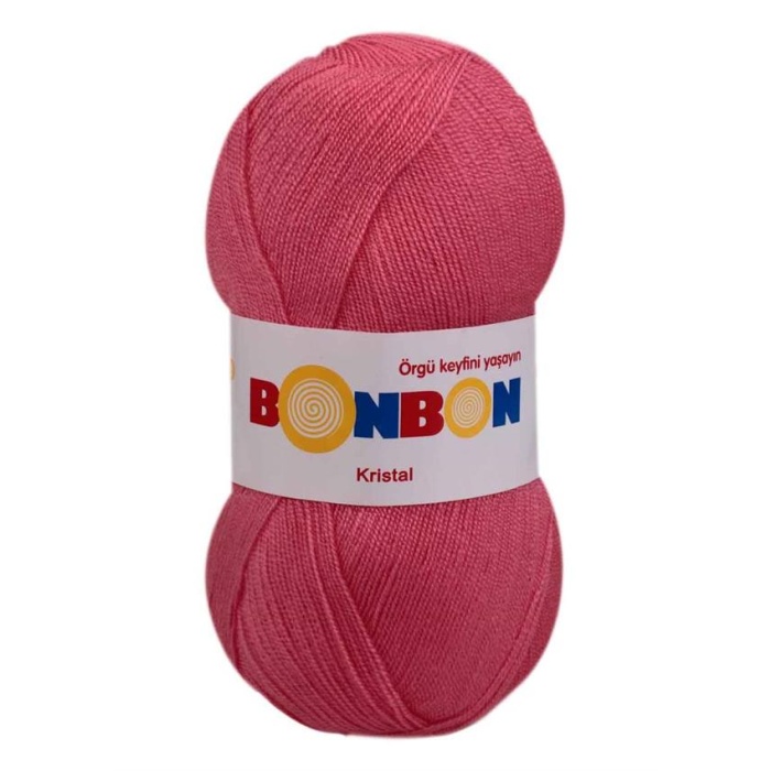 Bonbon Kristal El Örgü İpi  | Pembe 98230