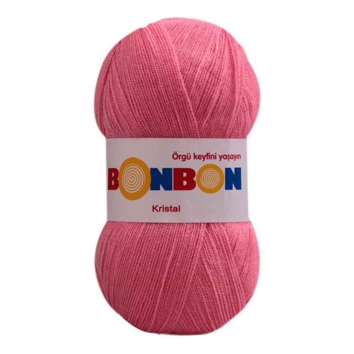 Bonbon Kristal El Örgü İpi  | Gül Pembe 98239