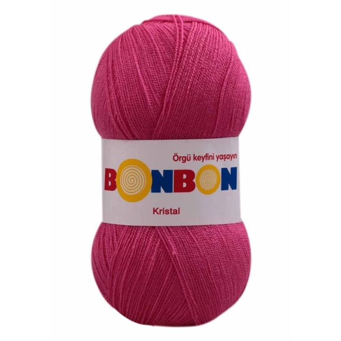 Bonbon Kristal El Örgü İpi  | Orkide Pembe 98319