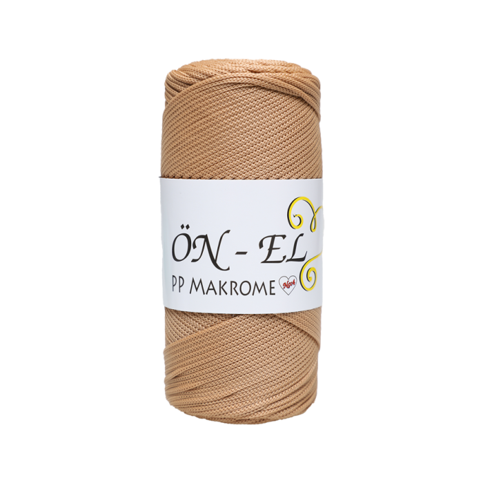 Önel Polyester Makrome İpi 200 gr. | Bej