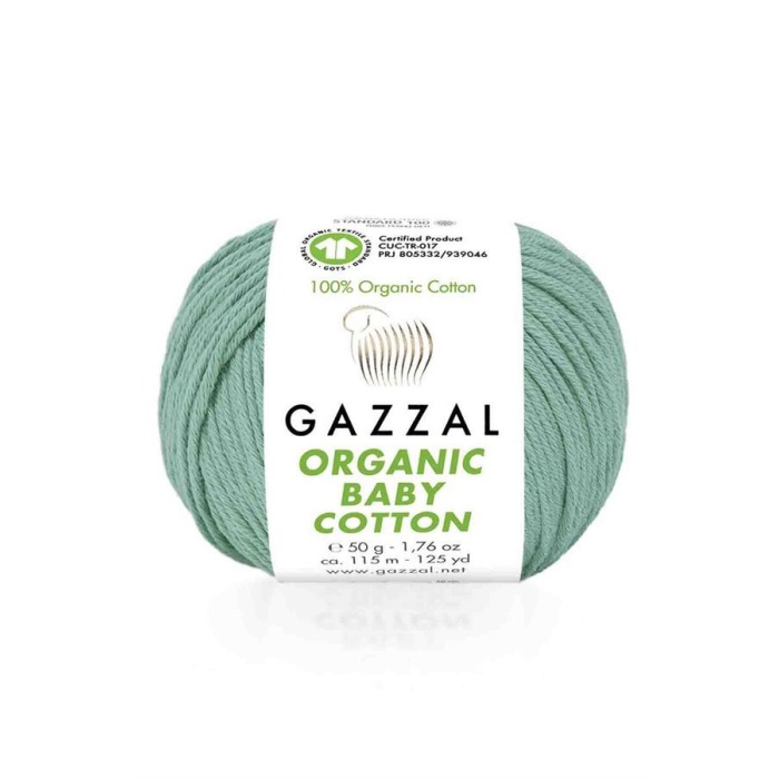 Gazzal Organic Baby Cotton El Örgü İpi Okyanus 422