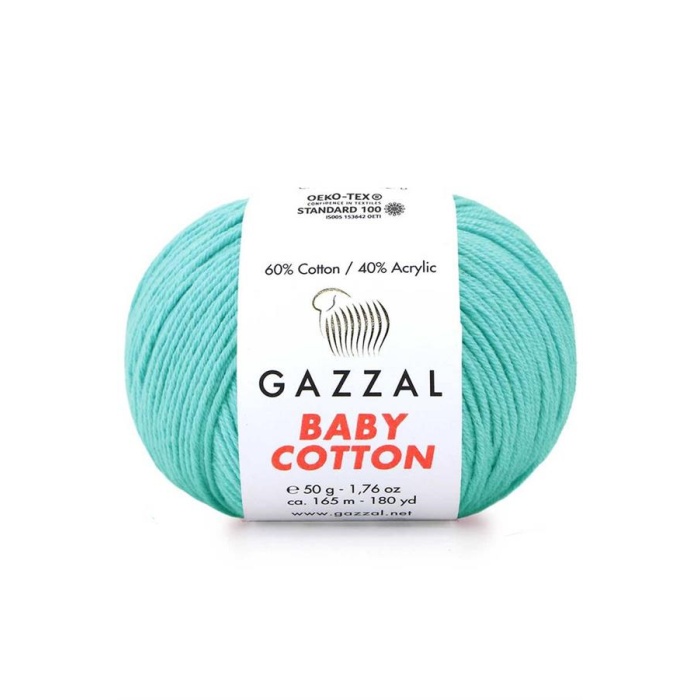 Gazzal Baby Cotton El Örgü İpi Gökyüzü 3452