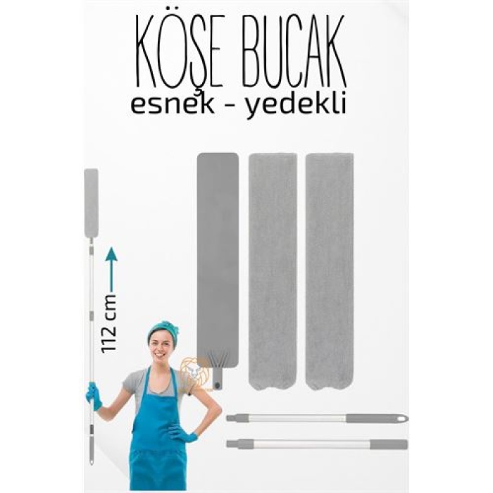 Transformacion Esnek Köşe Bucak Temizlik Mopu 112 cm 720855