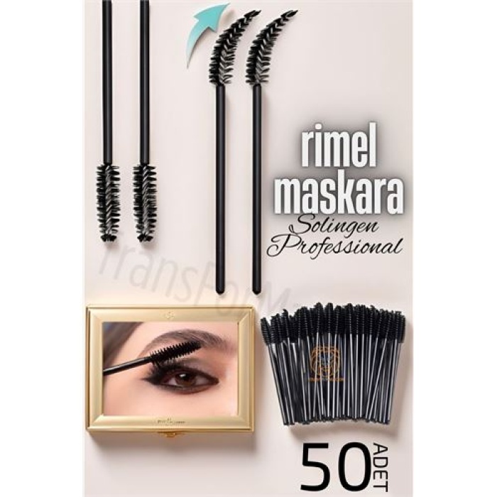 Transformacion Rimel Maskara Fırçası Esnek 50 ADET Solingen 720348