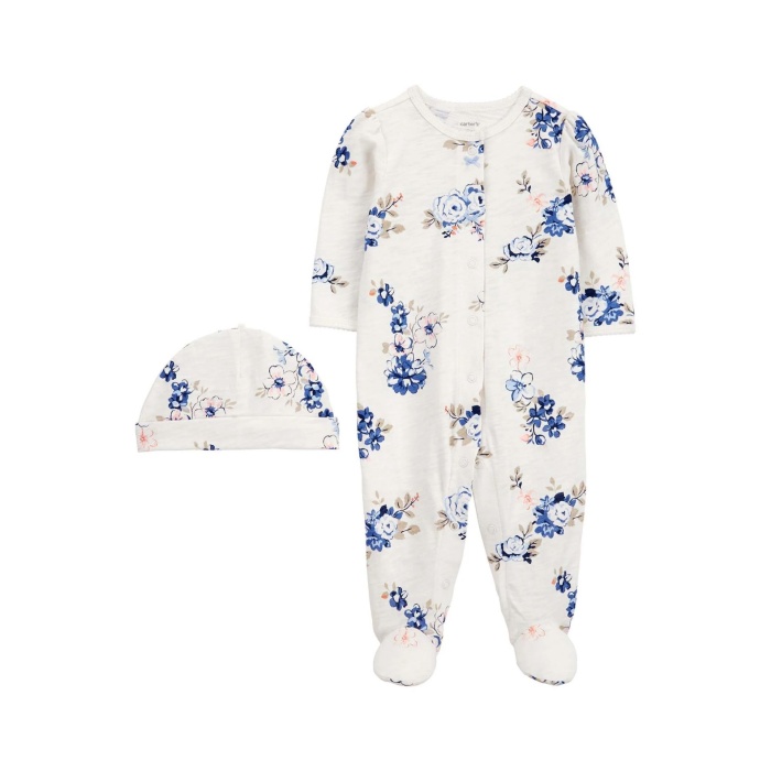 Carters Layette Kız Bebek Uyku Tulumu 1Q474910 Karışık Renkli